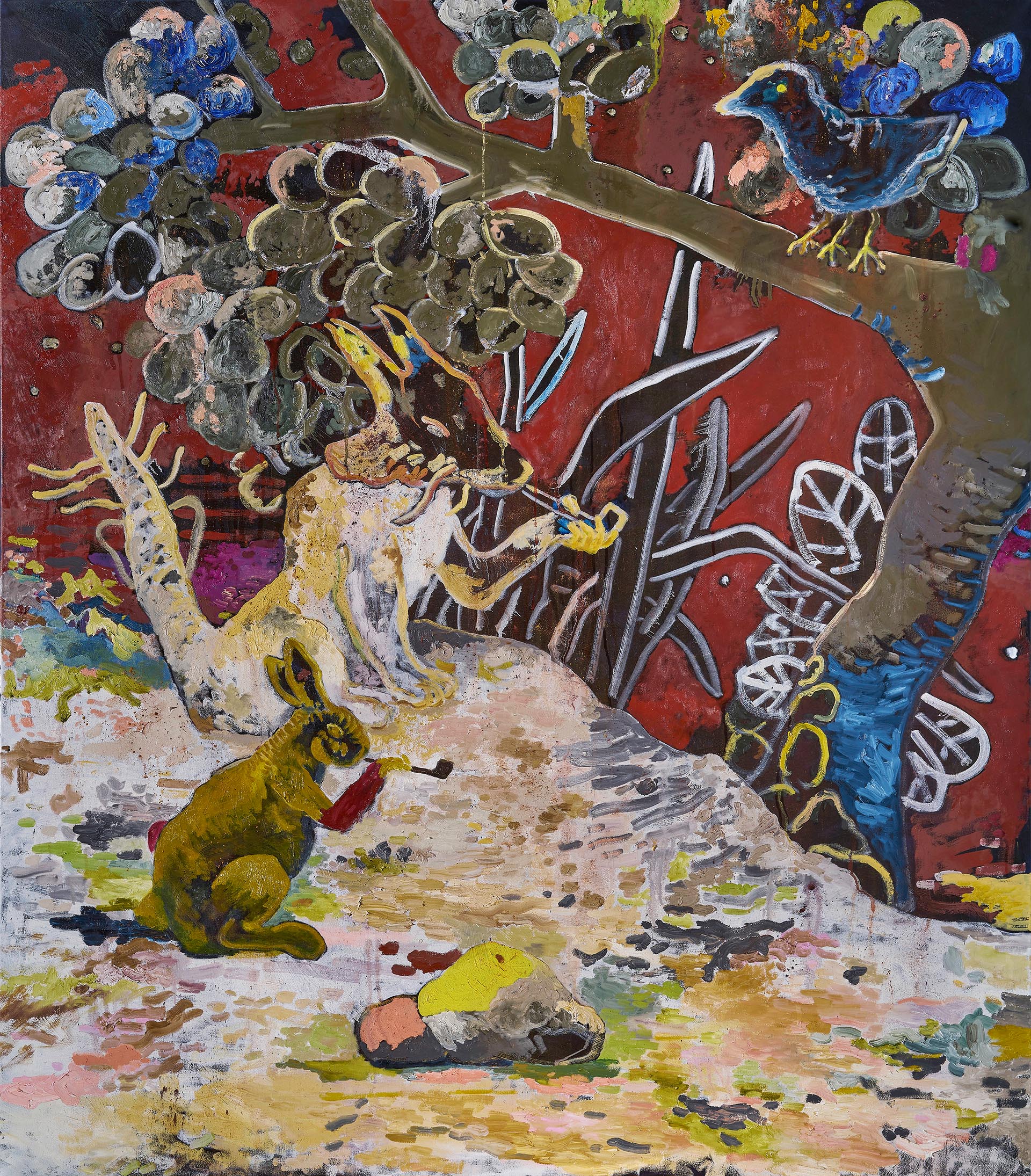 El Conejo, el Dragón, y el Cuervo de tres patas